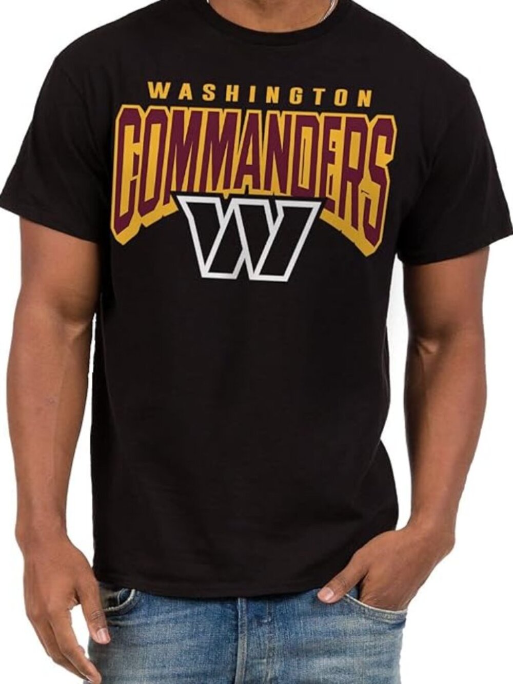 Junk Food Clothing x NFL Men's Washington Commanders T-Shirt- Size 3X- New!